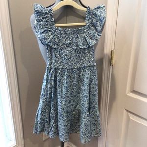 Sea New York Blue Floral Smock Drsss 8 Nwt